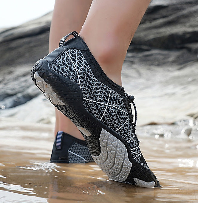 Men's Barefoot Breathable Mesh Lightweight Rubber Walking Shoes