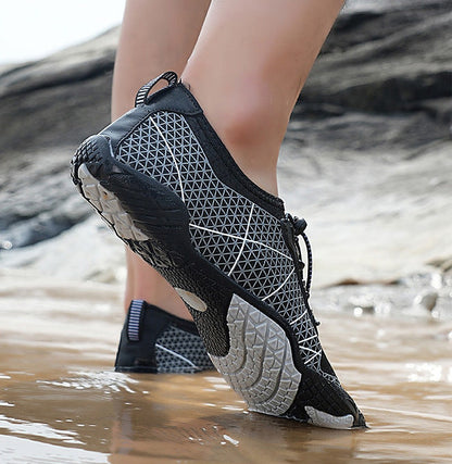 Men's Barefoot Breathable Mesh Lightweight Rubber Walking Shoes