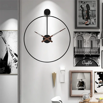 TimeSleek - Moderne Wandklok Voor Moeiteloze Elegantie