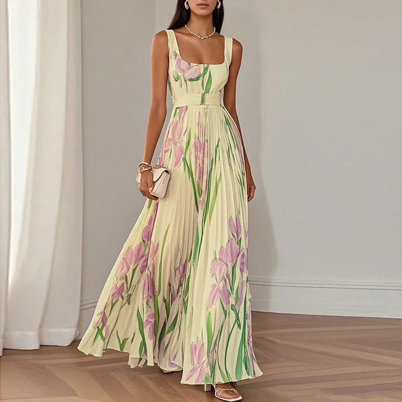 Isla | Elegantes Florales Maxikleid