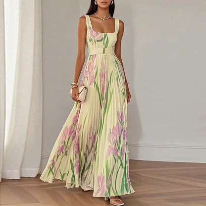 Isla | Elegantes Florales Maxikleid