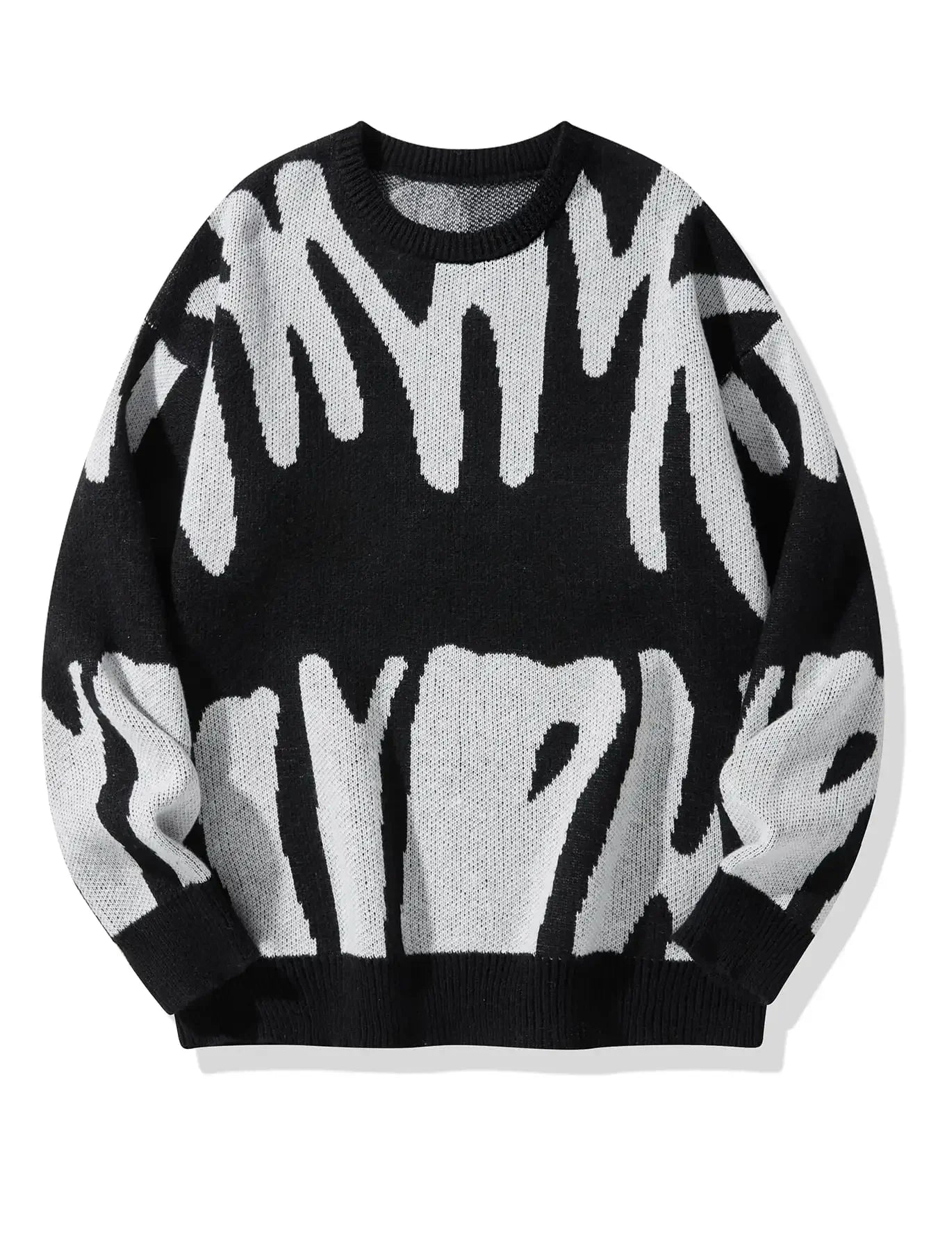 Pullover Sweater Casual Round Neck