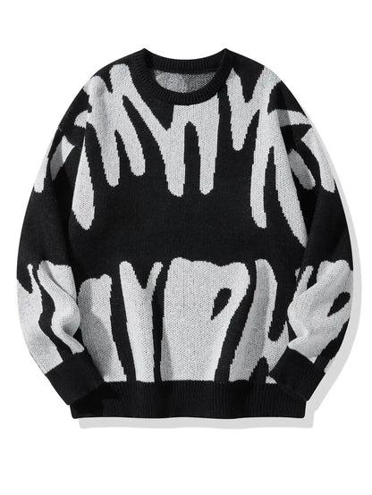 Pullover Sweater Casual Round Neck