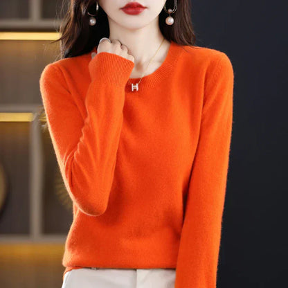 Lysandra – Women’s 100% Cashmere Crew Neck Sweater