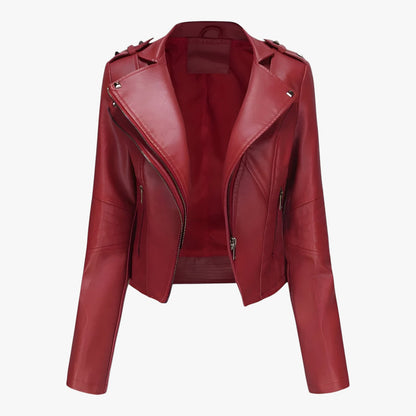 Kurze Lederjacke – Garderobe