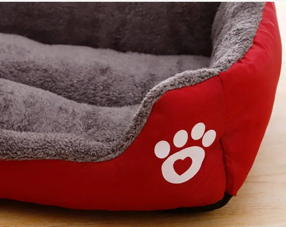 CloudBed - Square Nest Dog Bed – Washable Cotton Pet Sofa Bed for Small, Medium & Large Dogs