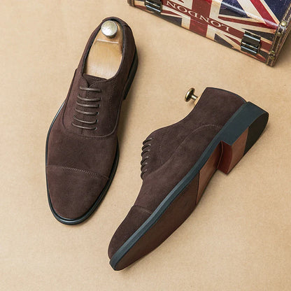 Savile Oxfords: Formal Dress Shoes, Hand-Stitched Genuine Italian Leather – Designed by JesseVance Savile Row