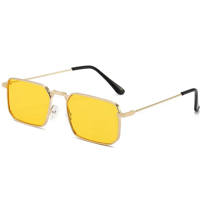 New Classic 2024  Men's Sunglasses UV400 Hip Hop Instagram Hong Kong Style Sunglasses Women's Fashion Trend Metal Sunglasses