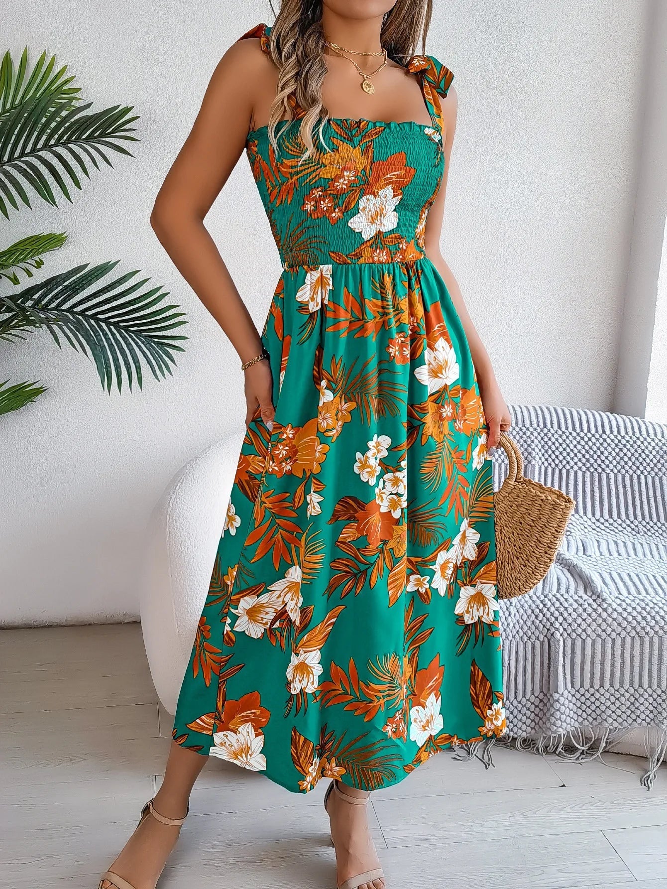 Capri Floral Sundress