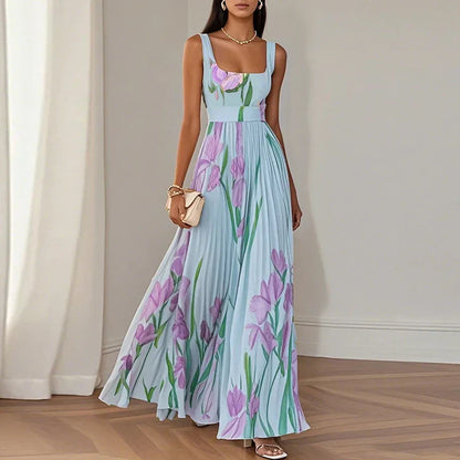 Isla | Elegantes Florales Maxikleid
