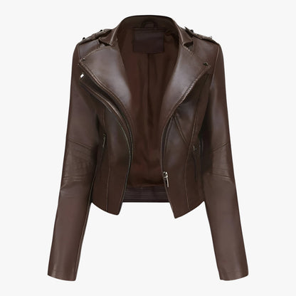 Kurze Lederjacke – Garderobe