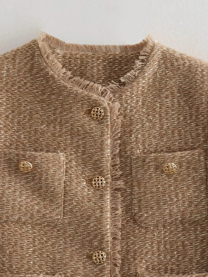 Emily | Women Tweed Button-Down jacket
