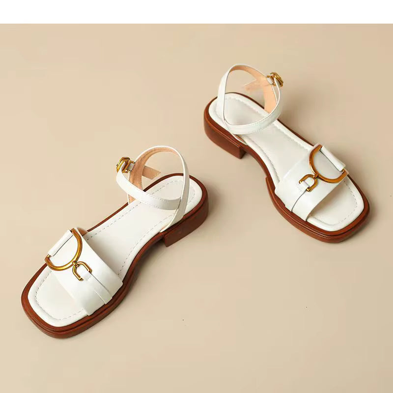 Samantha – Elegant Buckle Strap Sandal