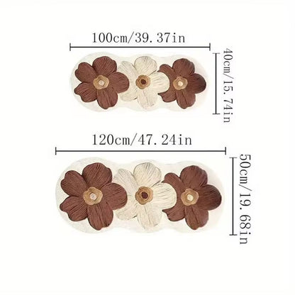 Blumen-Teppich mit unregelmäßiger Form