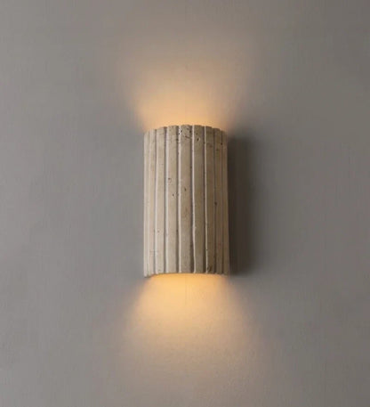 TerraLume Wabi-Sabi Travertin LED Wandlamp