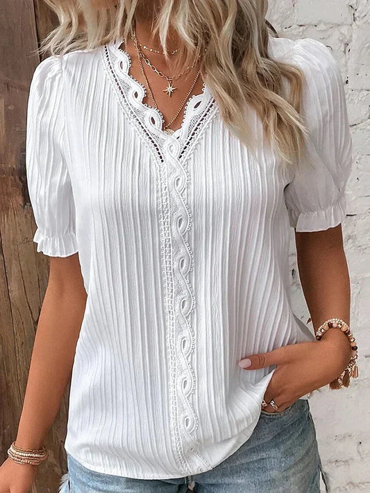 Elegant Blouse with Enchanting Details