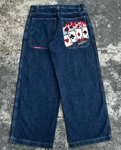 Y2K Baggy Harajuku Hosen für Frauen