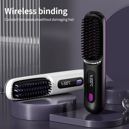 Glissara | Draadloze Haarstylers | USB-oplaadfunctie & LCD-display | Keramiek & Ionen-technologie