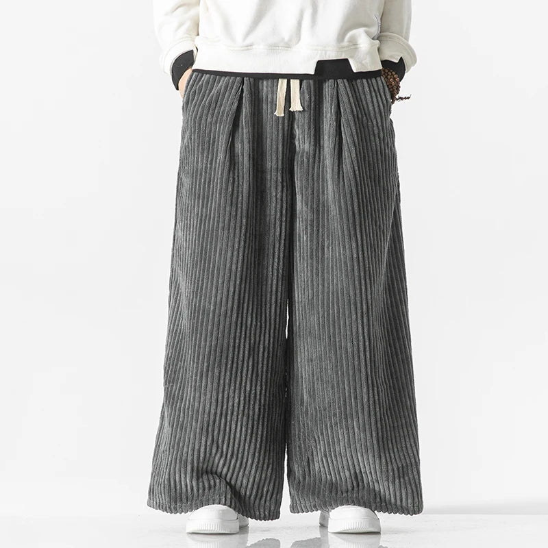 Vintage Oversized Flannelbukser