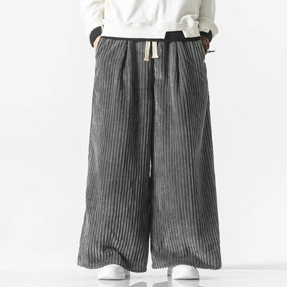 Vintage Oversized Flannelbukser