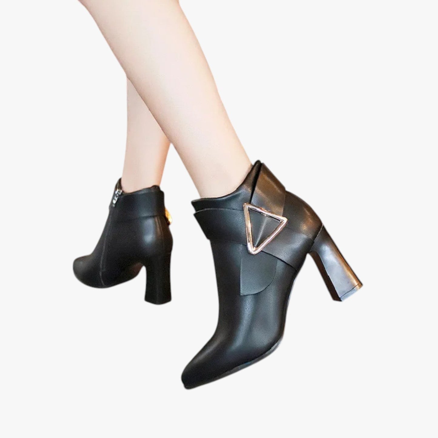 Wasserdichte Stiefeletten mit Absatz: Eleganz und Komfort für jede Saison Beige