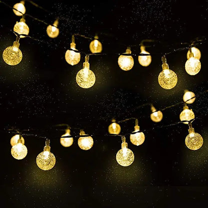 Outdoor Solar Twinkle String Lights 30 ft Soft Glow Garden Patio Yard Decorative | Thomler