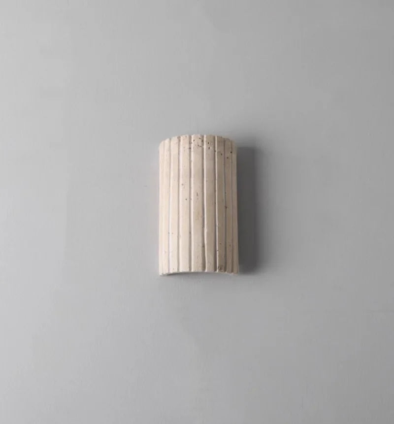 TerraLume Wabi-Sabi Travertin LED Wandlamp