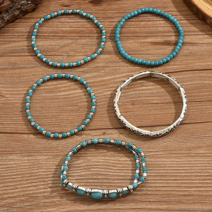 Nilay - Boho-Style Turquoise Bracelets