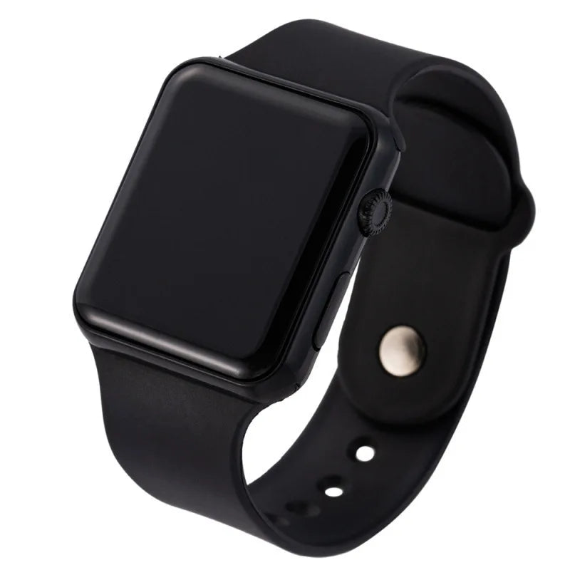 LumoTrack LED digital armbåndsur med silikonerem