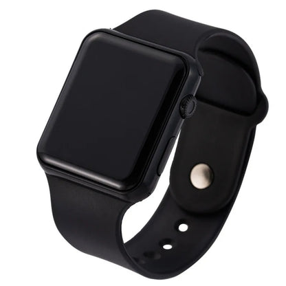 LumoTrack LED digital armbåndsur med silikonerem