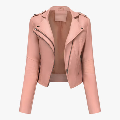 Kurze Lederjacke – Garderobe