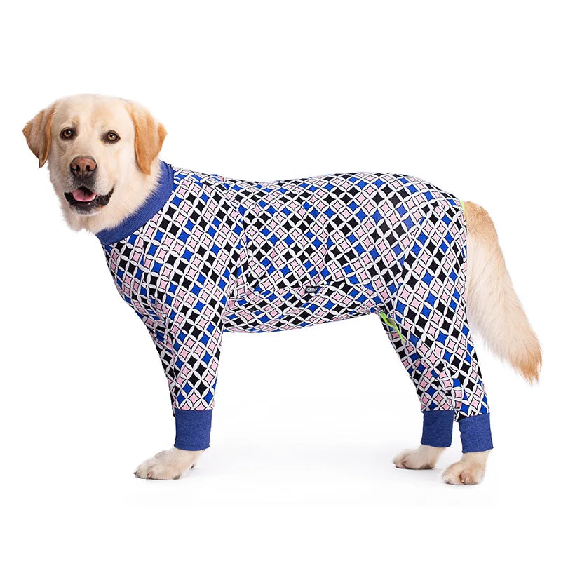 Ultra-Soft Jumpsuit - Full Belly Coverage for Medium to Large Dogs