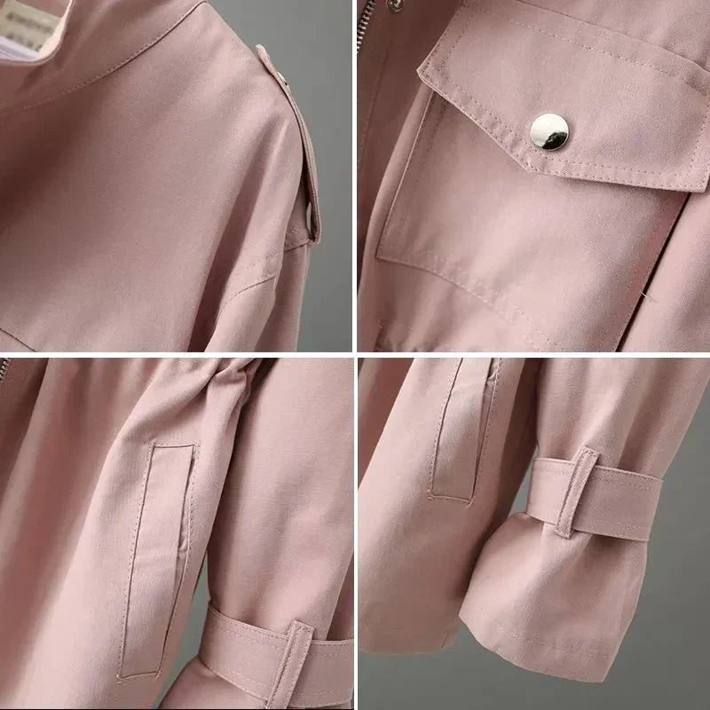 Manteau Imperméable Boutonné Femme – Élégance et Protection Quotidienne