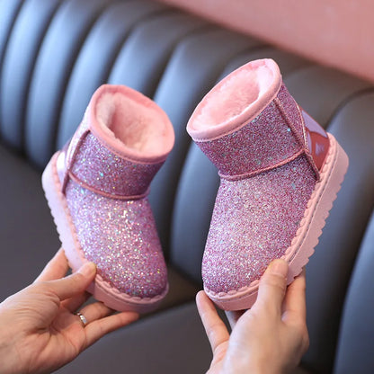 Soreli børnestøvler med glitterdetaljer