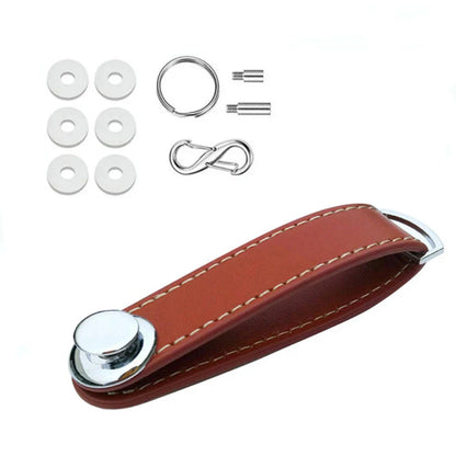 NordicKey™ | Premium Nøgleorganizer i Ægte Læder
