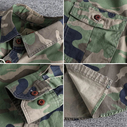 Adrie | Camouflage-Hemd – Lässiger Button-Up Stil