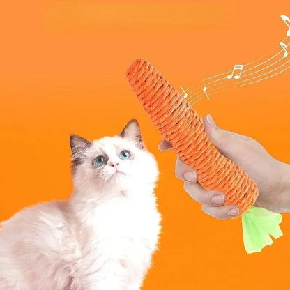 CarrotCat – Kattenspeeltje Wortel met Belletje