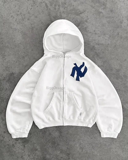 Raxion | Oversized hoodiejas – losse pasvorm, lange mouwen, streetwear-stijl