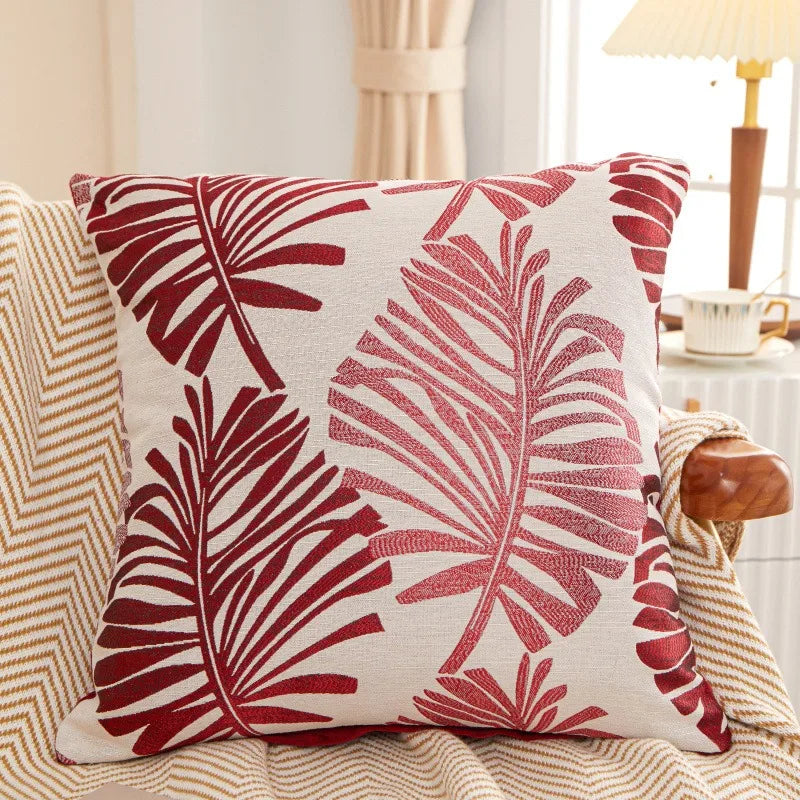 Palmira - Palmboom Linnen Kussenhoes 45x45cm