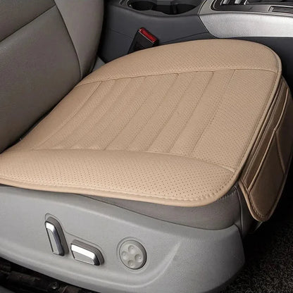 Luxora Ergonomic Car Seat Cover - Universal Fit Back Support Breathable PU Leather