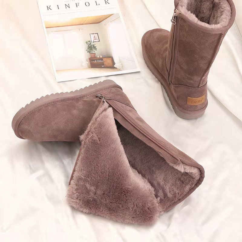  Rosa Winter-Schneestiefel 