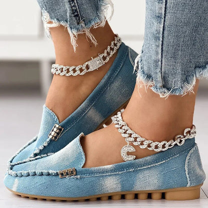 Anette - Schicke und Bequeme Denim-Loafer