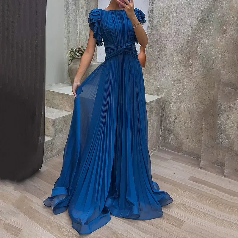 Rory - Pleated Evening Dress