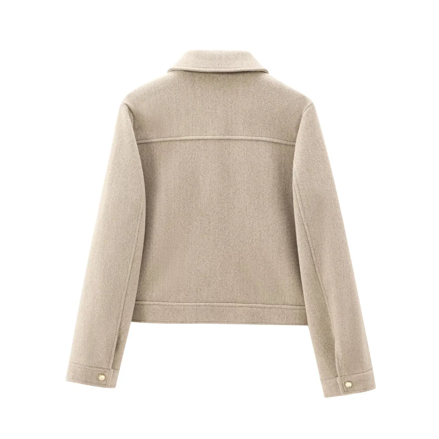Emily | Women Zippered Wool Bomber jacket