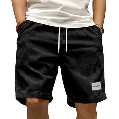 DUVAL PARIS™ | SHORTS CARGO EN CORDUROY POUR HOMMES