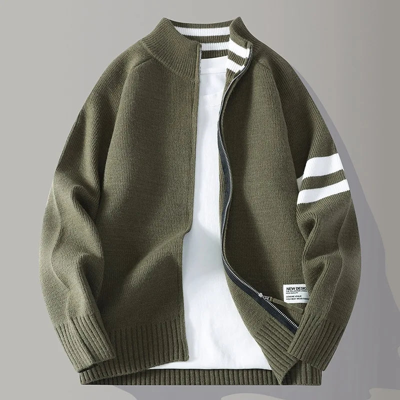 Zenon | Sweter dzianinowy na zamek