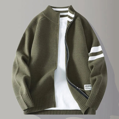 Zenon | Sweter dzianinowy na zamek