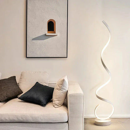 Istanbul – LED-Spiral-Stehleuchte dimmbar 130 cm – modern & elegant