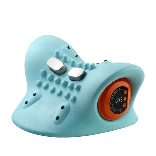 Electric Cervical Neck & Shoulder Massager with Traction Support – Lyra