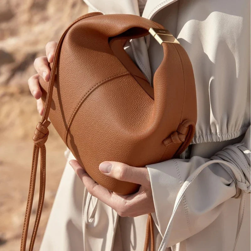 Bento Bag en cuir véritable – Sac à main femme